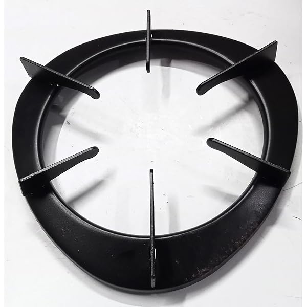 Durable Black Steel Gas Burner Stand