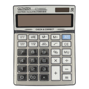 GLTHZEN CT-9300GC 12-Digit Financial Calculator | Solar & Battery Powered