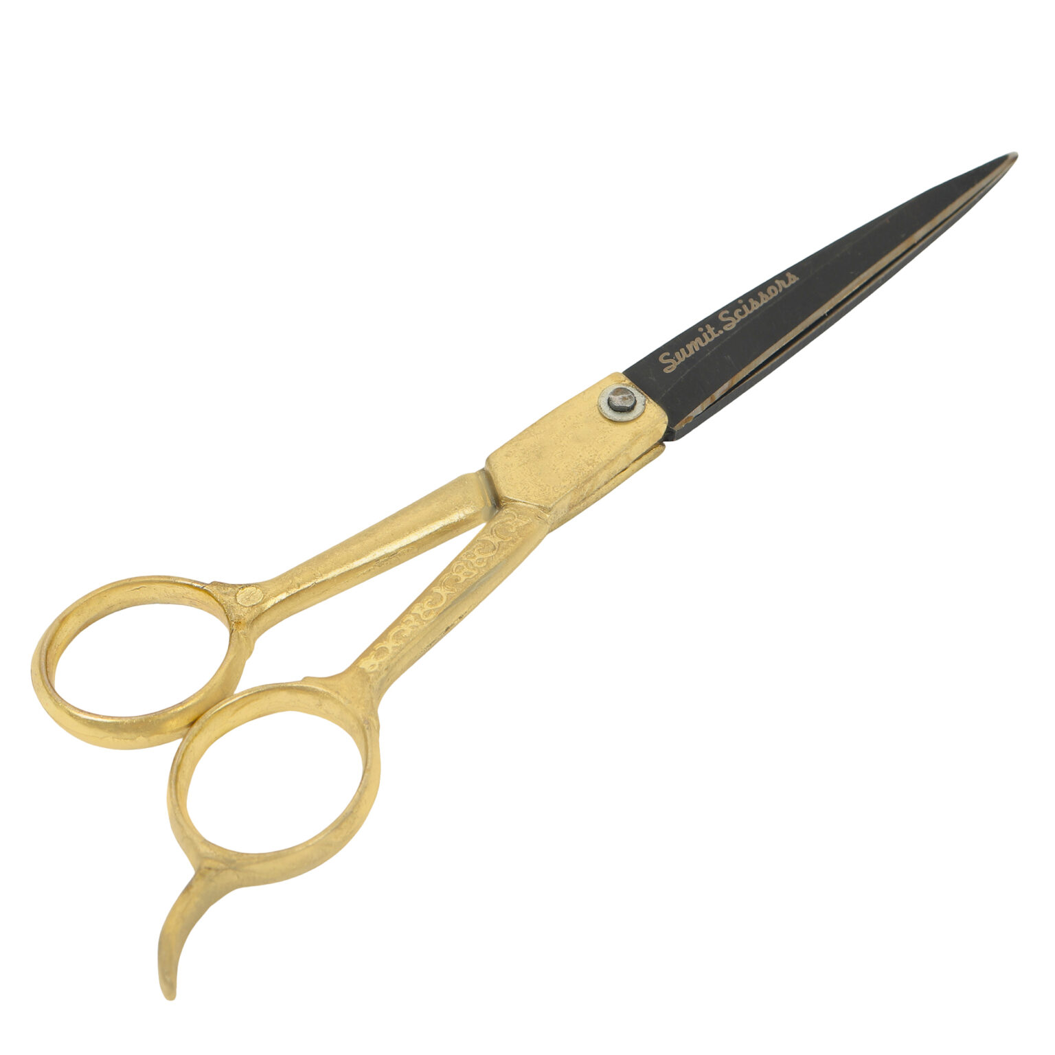 Professional-Grade Stainless Steel Brass Barber Scissor