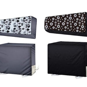 Stylista Split ac Cover Set of Indoor and Outdoor Unit 2 ton Capacity Combo of 2 Pairs Multicolor