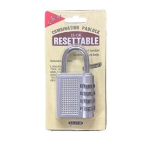4-Digit Medium Combination Pad Lock for Security