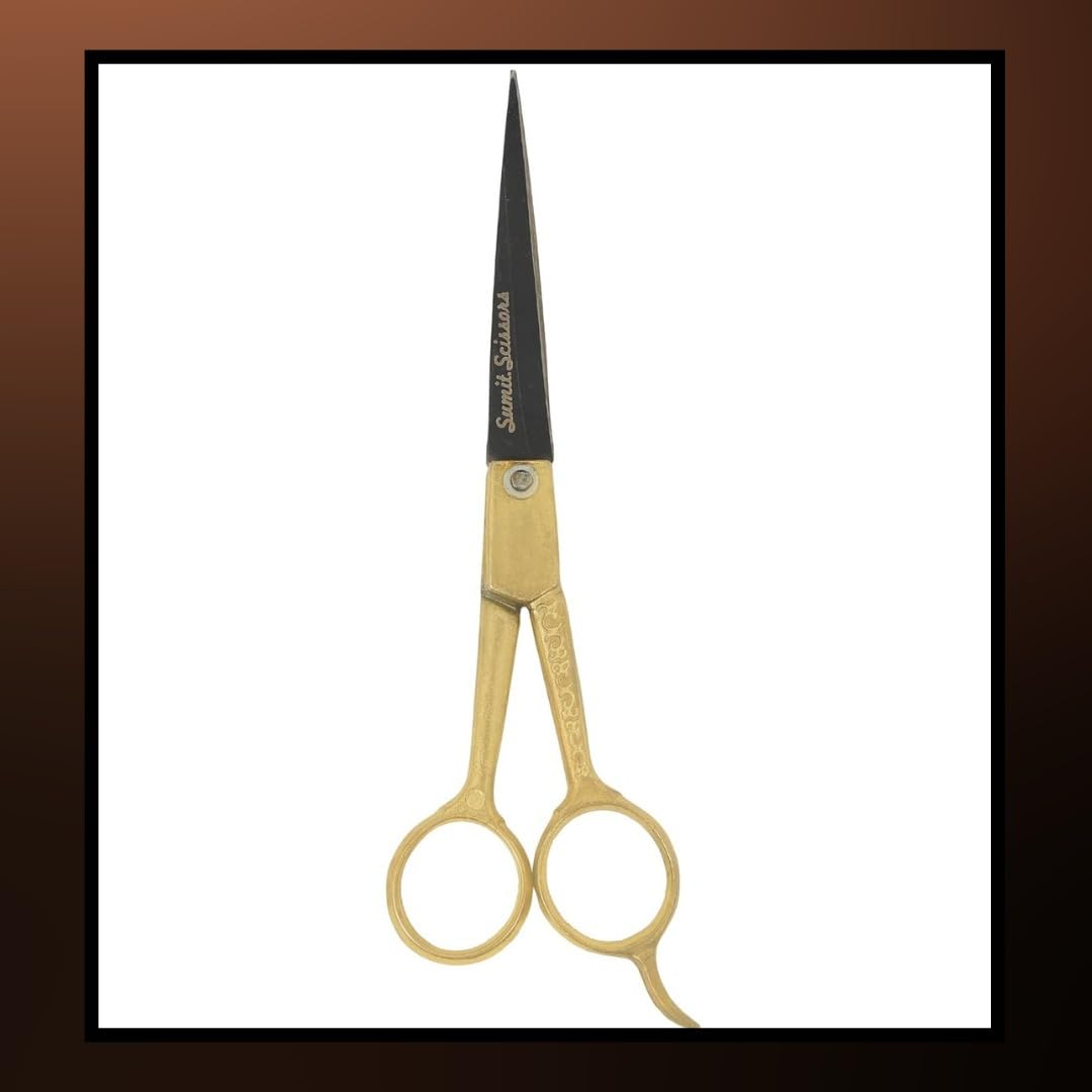 Professional-Grade Stainless Steel Brass Barber Scissor - Image 5