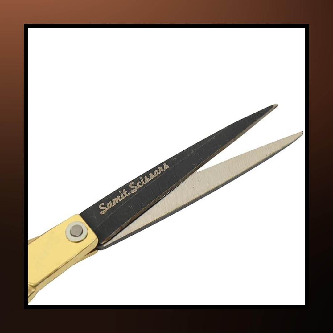 Professional-Grade Stainless Steel Brass Barber Scissor - Image 4